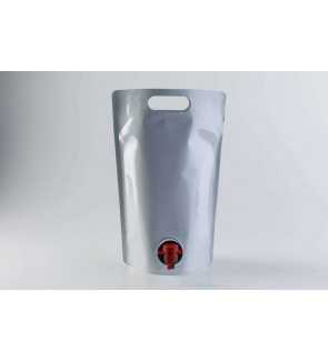 1,5 liter Stand up Pouch white packages