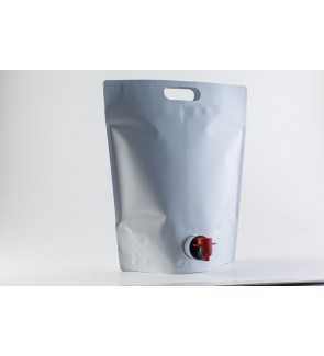 5 Liter white stand up Pouch