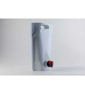 1,5 liter stand up pouch white